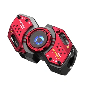 Nu Republic Cyberstud Figdet Spinner Earbuds with ENC - Grey and Red