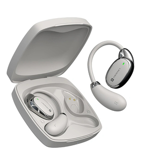 Portronics Harmonics Twins 31 Over Ear Earbuds - Beige