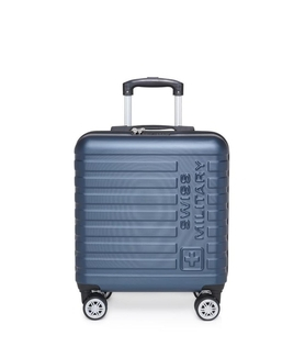 Swiss Military Dapper 32L Overnighter Laptop Trolley - Navy Blue