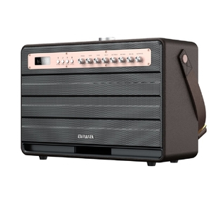 Aiwa MI-X450 Pro Enigma high Efficiency Audio Speaker with Retro Styling - Rose Gold