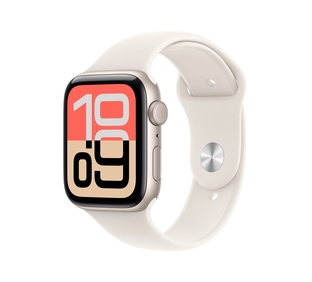Apple Watch SE 3 GPS + Cellular 40mm Starlight Aluminium Case with Starlight Sport Band - M/L