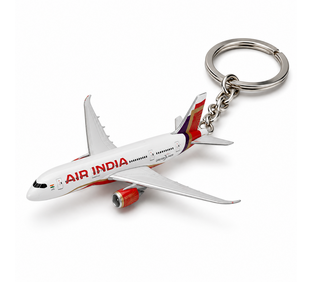 Boeing 787 Metal Keychain