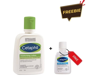 Cetaphil Moisturising Lotion for Face & Body - 100 ml + Get FREE 25ml cleanser