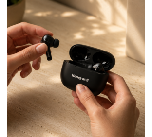 Honeywell Suono P2100 Truly Wireless Bluetooth Earbuds - Black