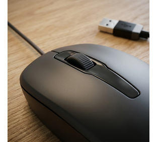 Hp 150 Wired Elegant Ergonomic Design 1600 Dpi Optical Tracking Mouse