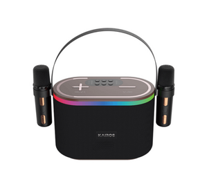 Kairos Sound Wave Pro-Karaoke 10W Bluetooth Speaker With Wireless Mic - Black