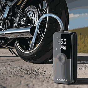 Kairos TyreMate Cordless Tyre Inflator - Black