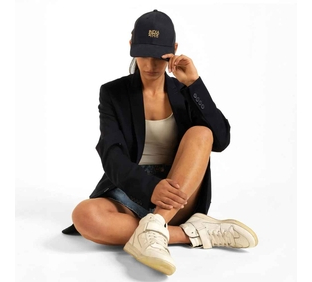 Motherland Bharat India Cotton Cap - Navy