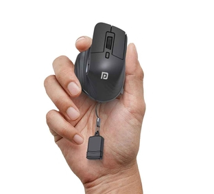 Portronics Toad Mino 2.4 GHz Bluetooth Wireless Mouse with Dual Connectivity Black