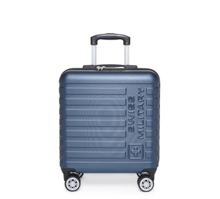 Swiss Military Dapper 32L Overnighter Laptop Trolley - Navy Blue