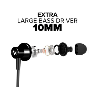 Zap X1 Wired Earphone-Black