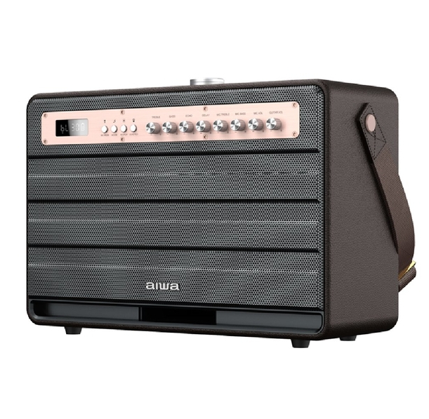 Aiwa MI-X450 Pro Enigma high Efficiency Audio Speaker with Retro Styling - Rose Gold