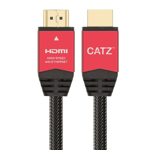Catz Rugged HDMI Cable Black 5M with Gold-plated Connectors