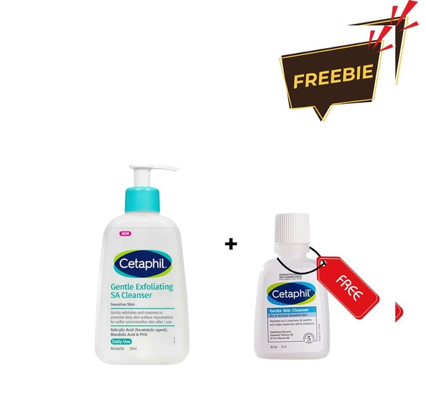 Cetaphil Gentle Skin Cleanser - 1000 ml + Get FREE 25ml cleanser