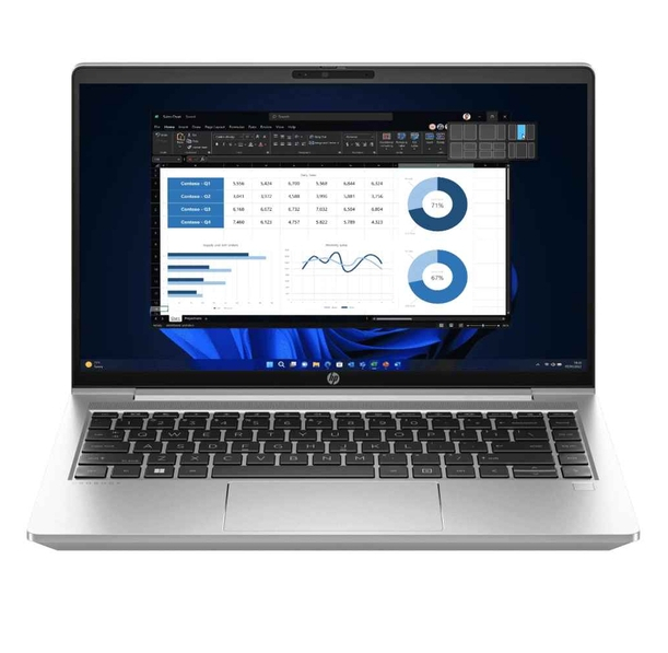 HP ProBook 440 G10 Business Laptop / 13th Generation / Intel Core i7-1355U / 16 GB DDR4 / 512 GB SSD / 35.6 cms (14) diagonal (1920 x 1080) FHD IPS Display / Windows 11 Silver
