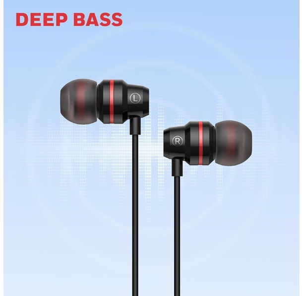 Honeywell Suono P60 Wired Earphones with Built-In Mic