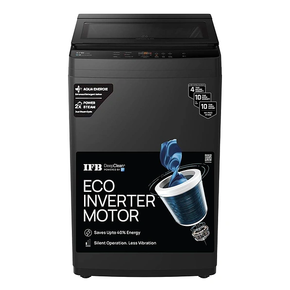 IFB DeepClean 6.5 Kg Top Load Washing Machine with Eco Inverter Motor - Midnight Black