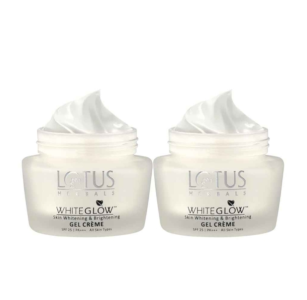 Lotus Herbals Gel Face Cream with Niacinamide and SPF 25 PA - 120g (Pack of 2)