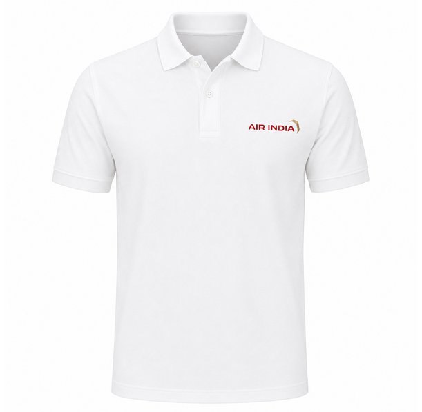 Men Polo Collar T-Shirts Test White