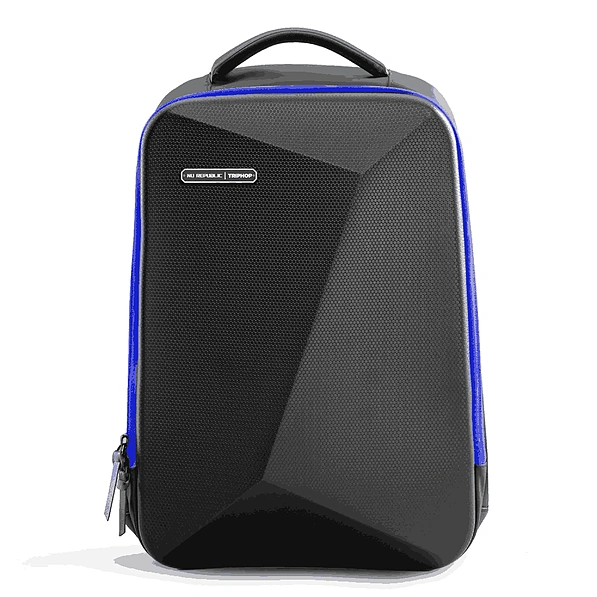 Nu Republic Triphop Voyager Edge 30L 18inch Laptop Backpack Blue and Black