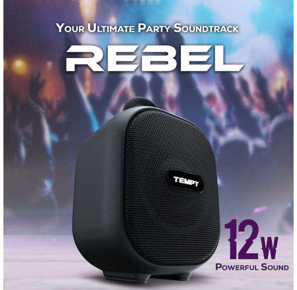 Rebel Bluetooth Speaker-Blue
