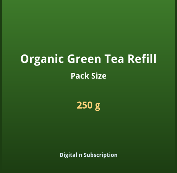 Organic Green Tea Refill - 250 g