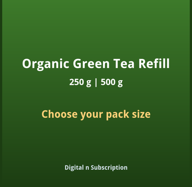 Organic Green Tea Refill